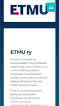 Mobile Screenshot of etmu.fi